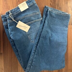 New! Women's High-Rise Straight Jeans - 17